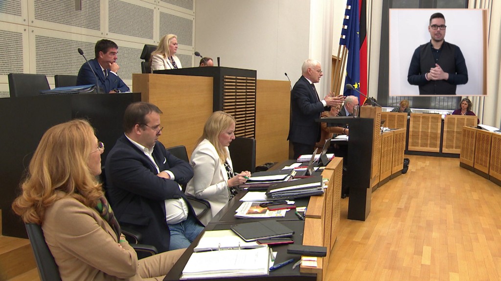 Foto: Sitzung im Landtag