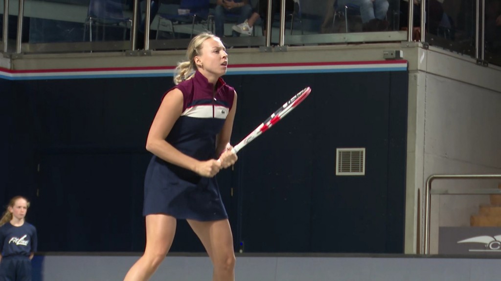 Foto: Anett Kontaveit im Finale des Luxemburg Ladies Tennis Masters