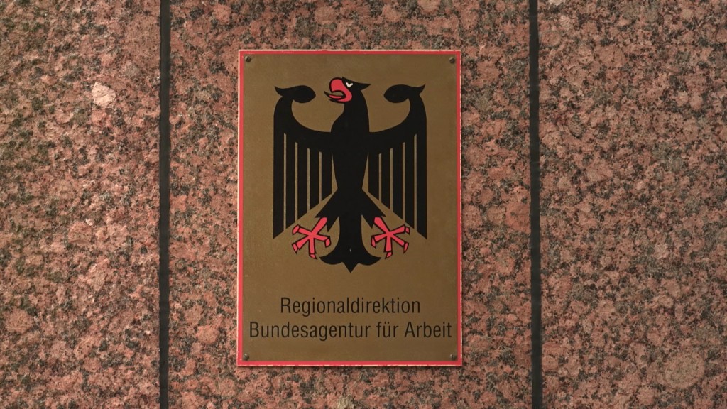 Foto: Schild von der Bundesagentur für Arbeit