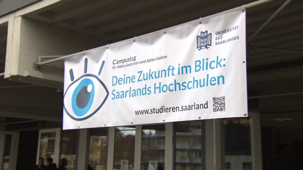 Foto: Plakat an der Uni Saarbrücken