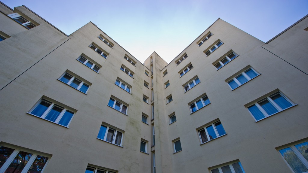 Fassade eines Wohnblocks