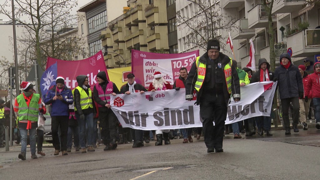 Foto: Warnstreik Öffentlicher Dienst