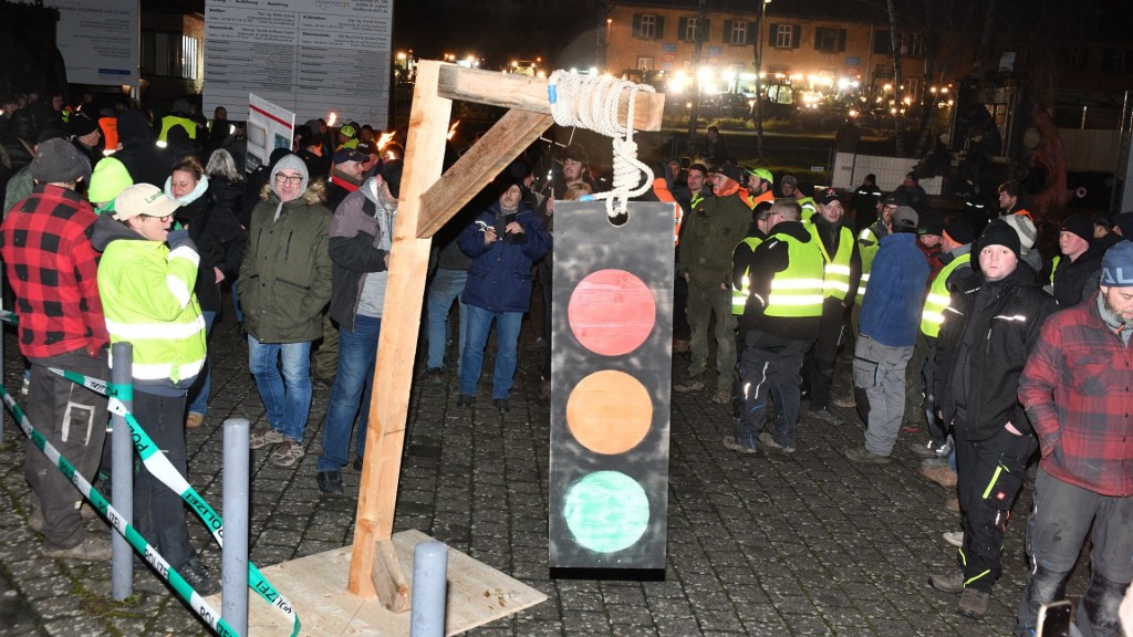 Bauerndemo in St. Ingbert