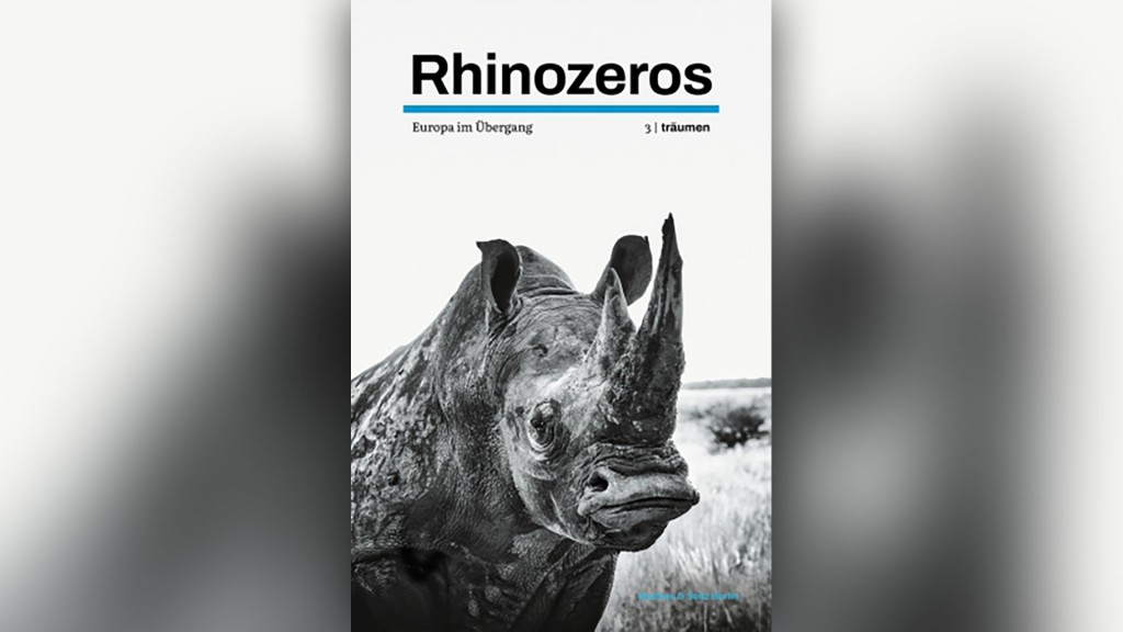 Zeitschriften-Cover: Rhinozeros – Europa im Übergang