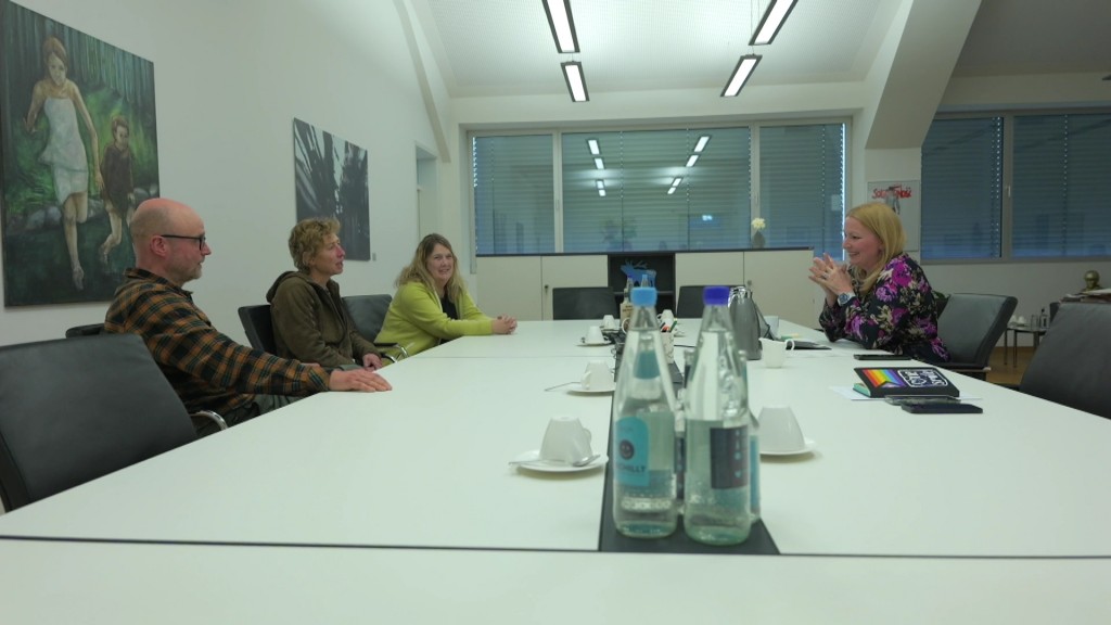 Treffen von Künstlern mit Kulturministerin Streichert-Clivot
