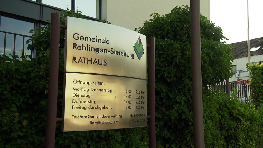 Eingang Rathaus Rehlingen-Siersburg