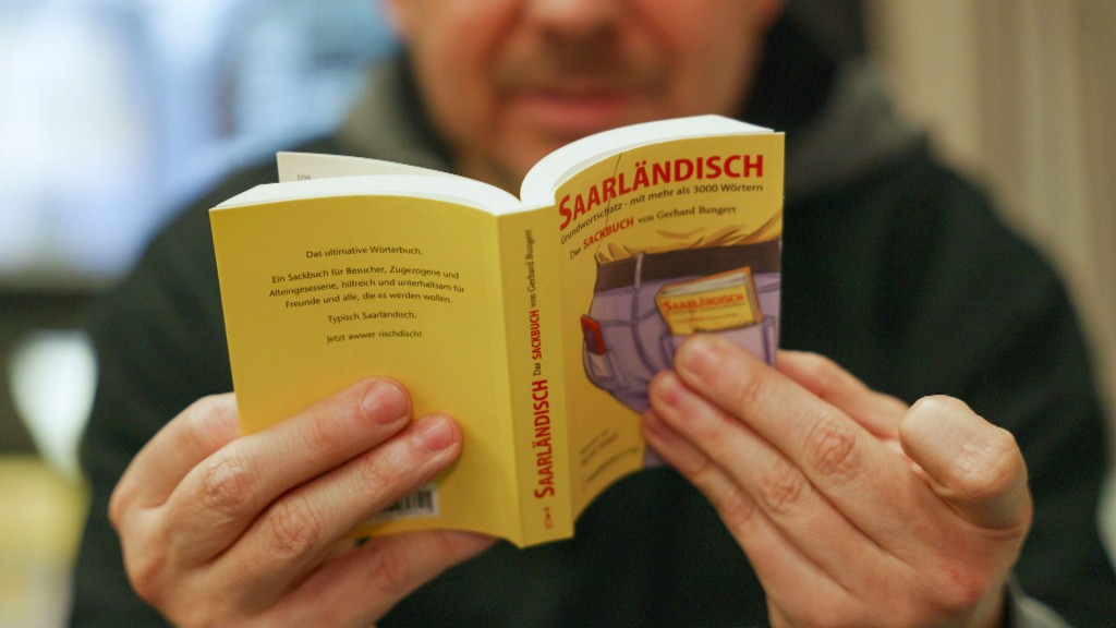 Foto: Sackbuch auf Saarländisch
