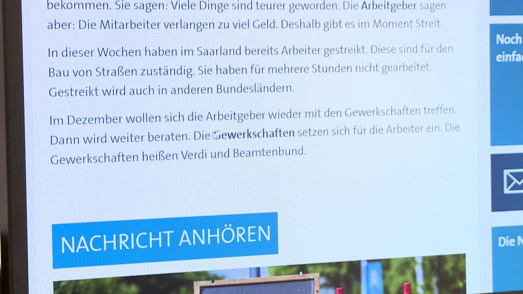 Foto: PC Bildschirm mit Text