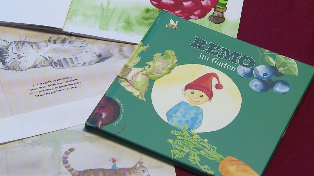 Foto: Das Kinderbuch Remo im Garten