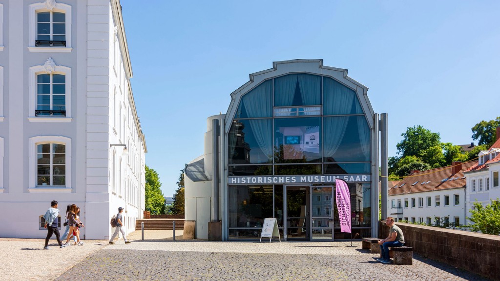 Foto: Eingang des Historischen Museums Saar