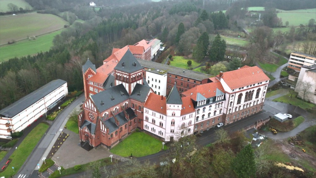 Luftaufnahme. Missionshaus St. Wendel