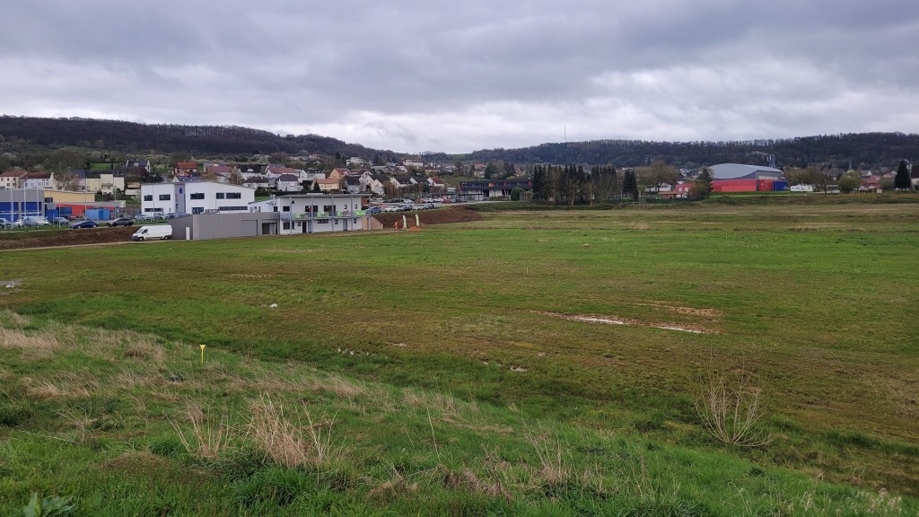 Gelände für den neuen Sportplatz in Perl