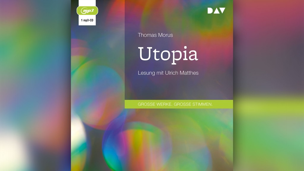 Hörbuch-Cover: Thomas Morus – Utopia