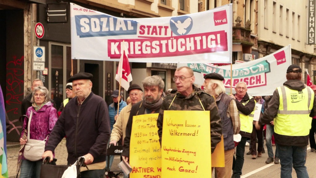 Foto: Ostermarsch in Saarbrücken