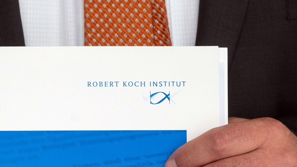 Logo des Robert Koch-Instituts (RKI) auf einem Dokument