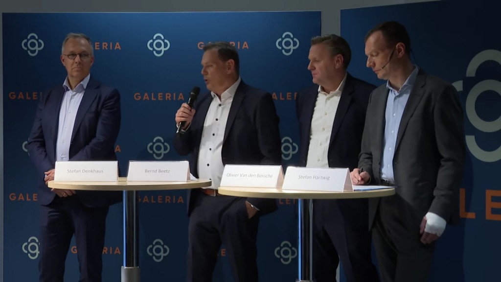 Foto: Pressekonferenz zur galeria-Übernahme