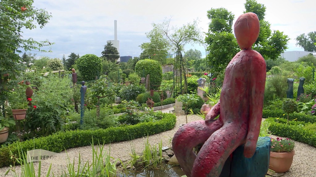 Foto: Blick in einen Garten