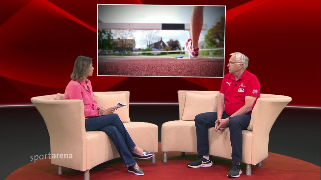 Foto: Mara Thellmann und Werner Klein im Studio