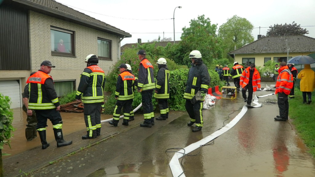 Foto: Einsatzhelfer vor Ort