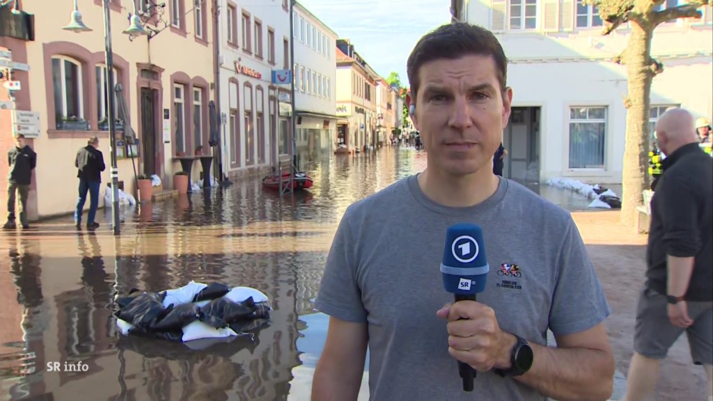 Foto: SR-Reporter Florian Possinger in Blieskastel