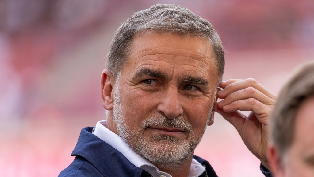 Stefan Kuntz am 04.05.2024 bei einem Fußballspiel