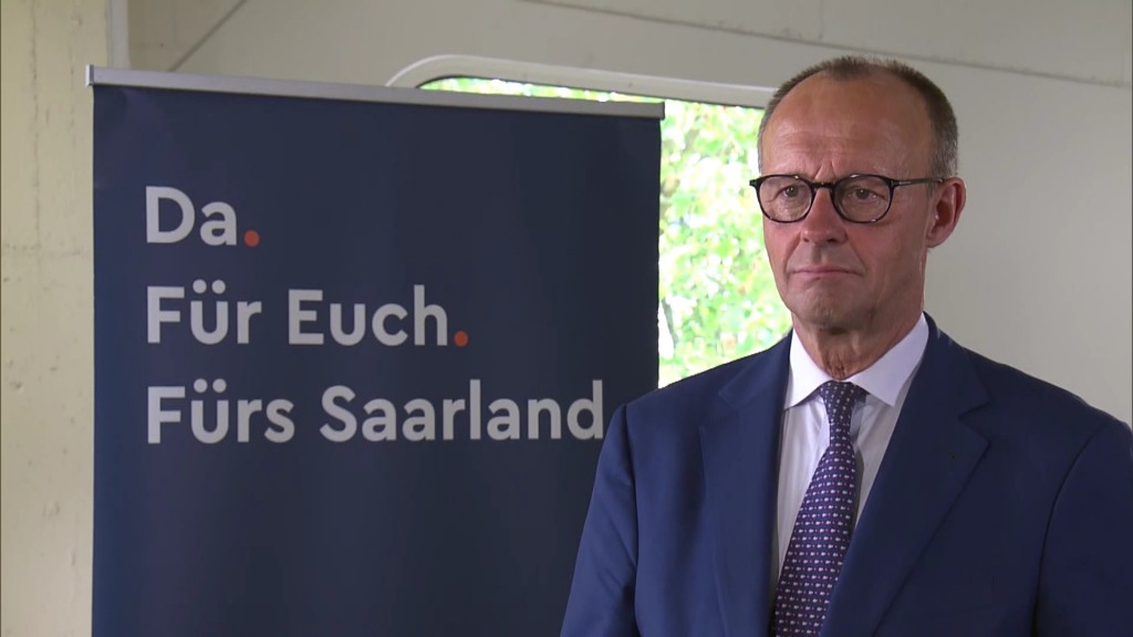 Foto: Friedrich Merz im Studio