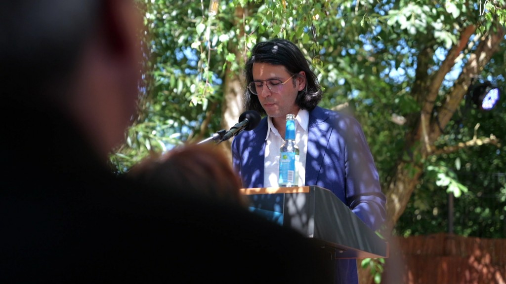 Foto: Deniz Utlu hält Abiturrede