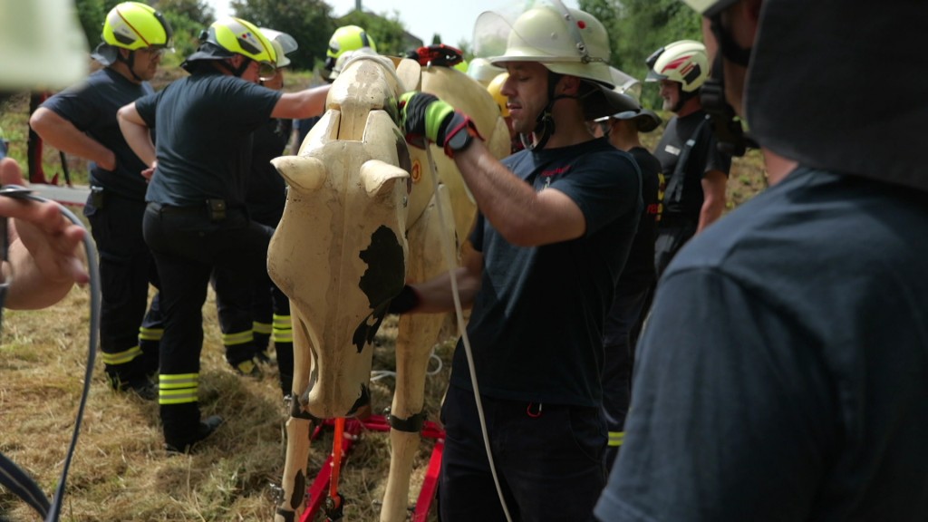 Foto: Übungseinheit bei der Feuerwehr