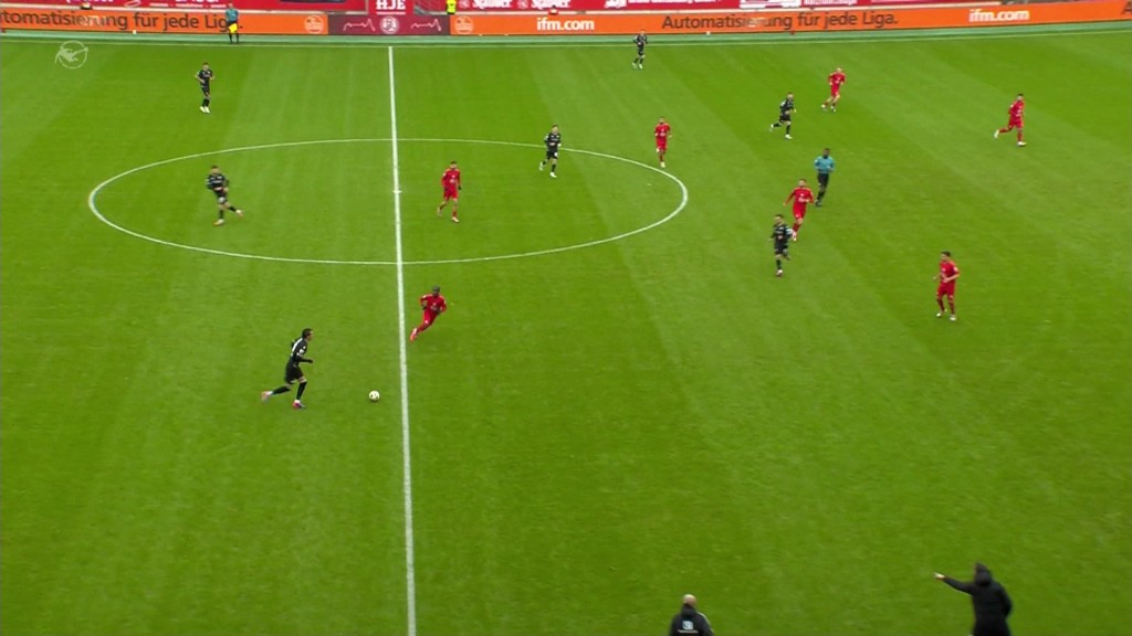 Foto: Spielaufnahme RW Essen gegen SV Sandhausen