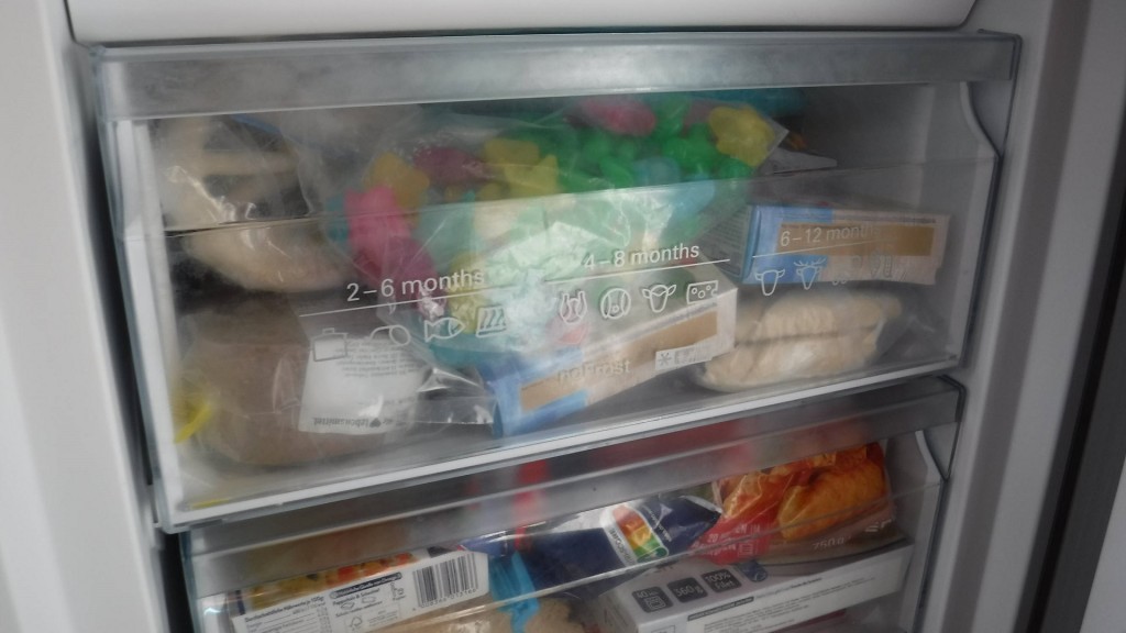 Schubladen im Gefrierschrank