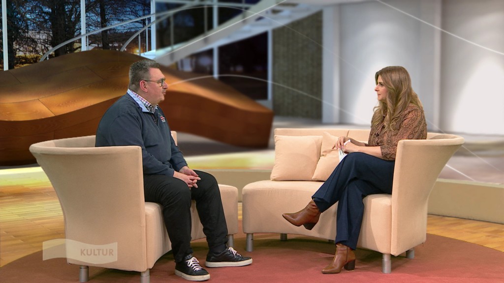 Foto: Thomas Kronenberger im Interview mit Verena Sierra