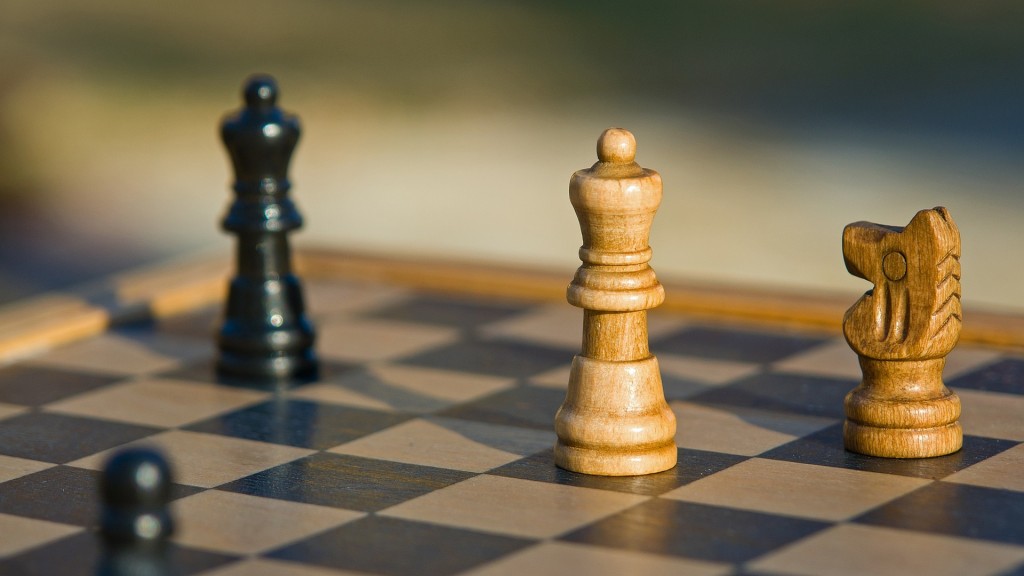 Schachbrett mit Spielfiguren