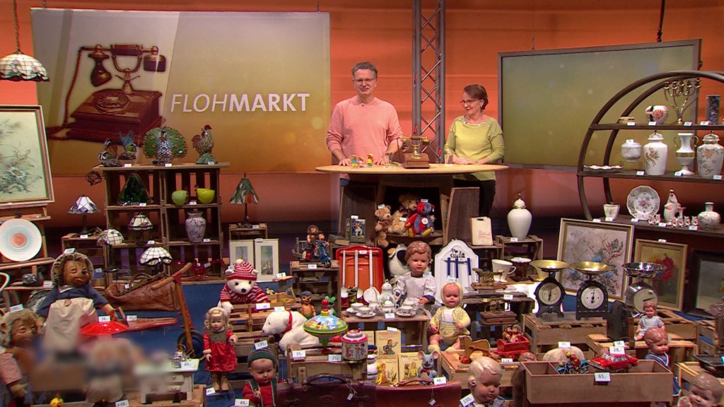 Foto: Michael Friemel mit Gast im Flohmarkt-Studio