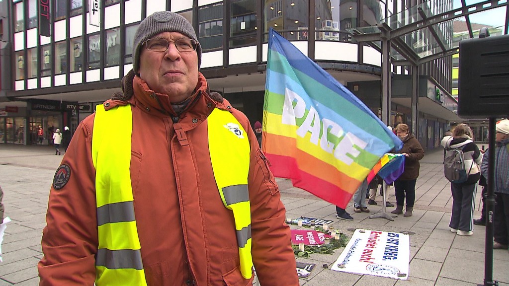 Foto: Teilnehmer Friedensbewegung