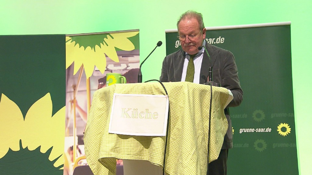Grünen-Bundestagsabgeordneter und Ex-Verdi-Chef Frank Bsirske zu Gast beim Grünen-Neujahrsempfang in Saarlouis.
