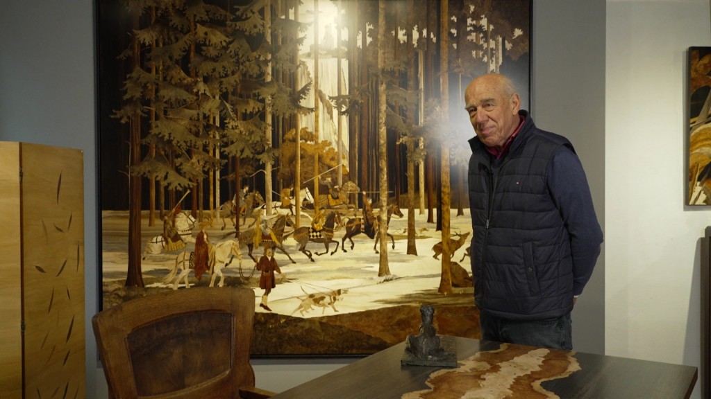 Foto: Jean-Charles Spindler in seiner Werkstatt 