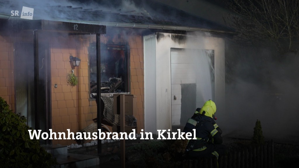 Foto: Wohnhausbrand in Kirkel