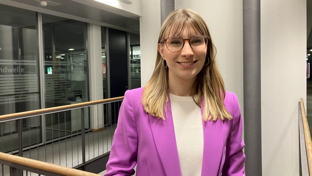 Die Grünen-Landesvorsitzende Jeanne Dillschneider