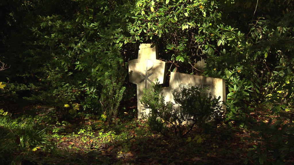 Foto: Ein Grabstein