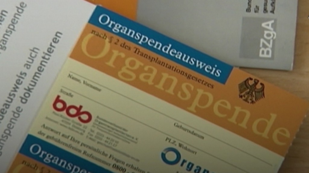Foto: Organspendeausweis 