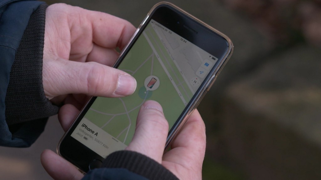 Foto: Ortungsdienst auf dem Handy