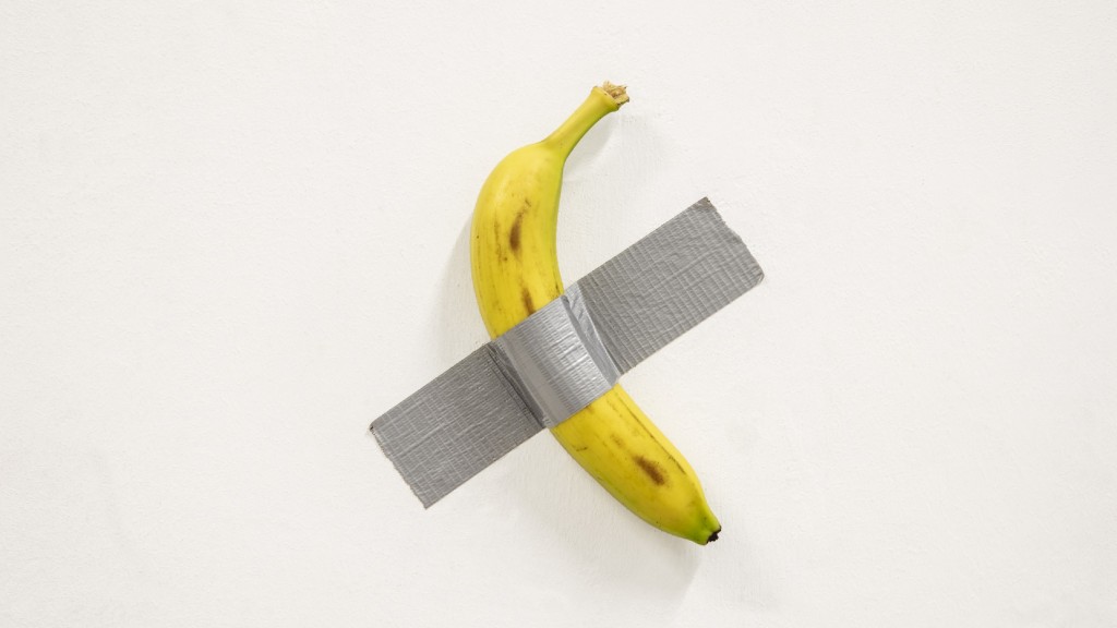 Maurizio Cattelan, *Comedian*, 2019
