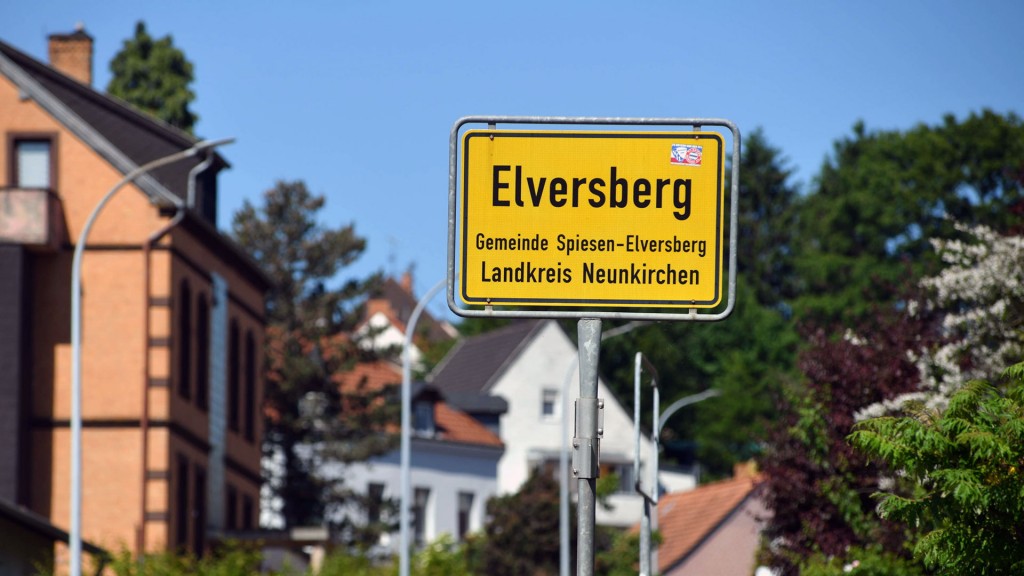 Ortsschild Elversberg 