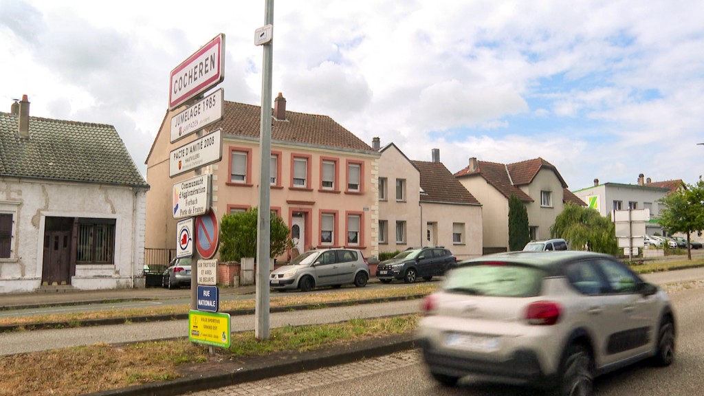 Foto: Ortsdurchfahrt Cocheren bei Naßweiler
