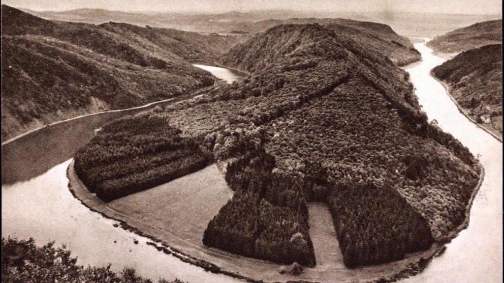 Foto: Blick auf die Saarschleife um 1935