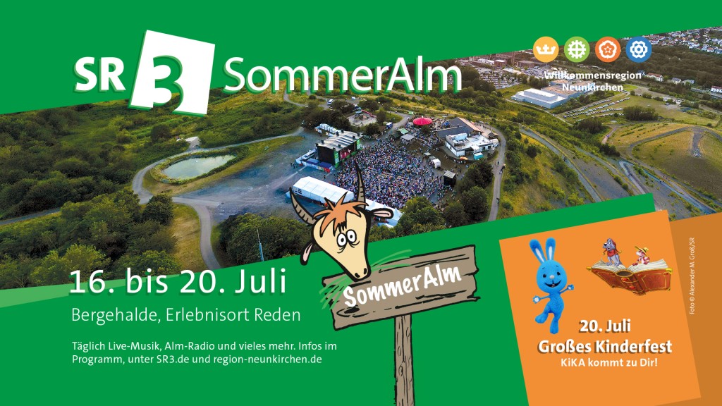 Plakat SR 3-SommerAlm 2025