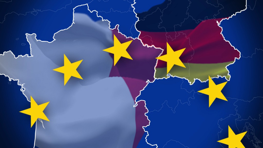 Foto: Europasterne und Fahnen