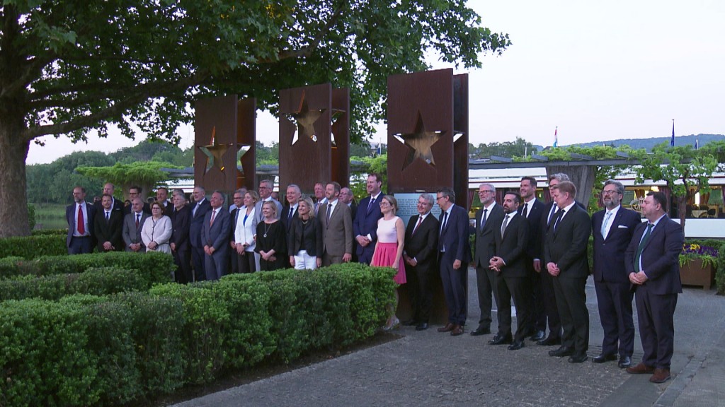 Foto: EU-Innenminister in Schengen