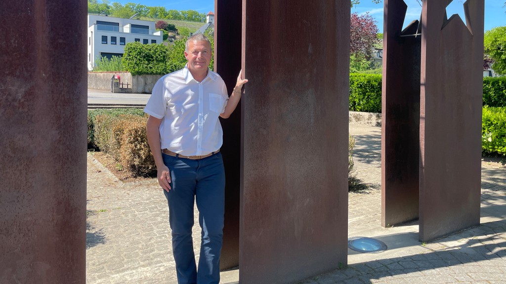 Michel Gloden, der Bürgermeister von Schengen