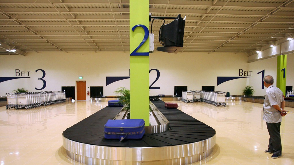 Gepäckausgabe im Flughafen